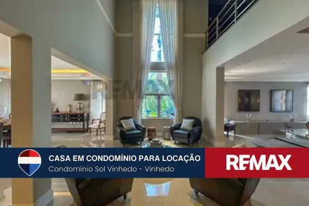 Casa de Condomínio com 4 Quartos para alugar, 450m² no Marambaia, Vinhedo
