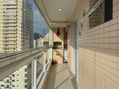 Apartamento com 2 Quartos para alugar, 84m² no Canto do Forte, Praia Grande