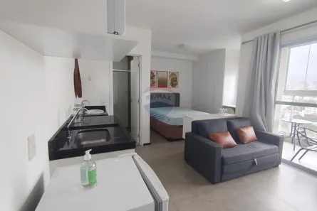 Apartamento com 1 Quarto para alugar, 31m² no Jardim Faculdade, Sorocaba