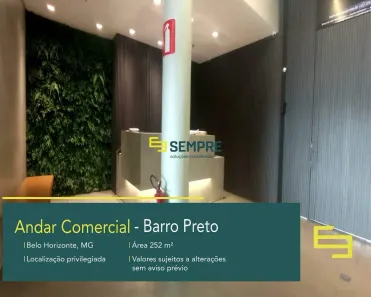 Imóvel Comercial para alugar, 126m² no Barro Preto, Belo Horizonte