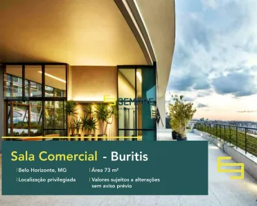 Sala Comercial à venda, 73m² no Estoril, Belo Horizonte