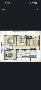 Apartamento com 3 Quartos à venda, 58m² no São José Operário, Manaus