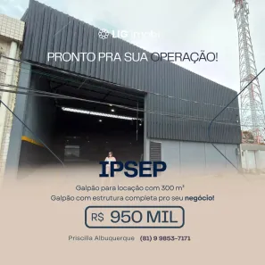 Galpão/Depósito/Armazém com 7 Quartos à venda, 300m² no Ipsep, Recife