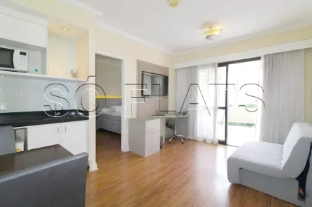 Apartamento com 1 Quarto para alugar, 36m² no Indianópolis, São Paulo