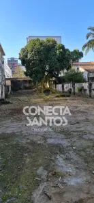 Lote/Terreno à venda, 400m² no Embaré, Santos