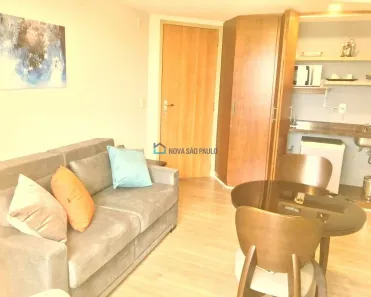 Flat com 1 Quarto à venda, 33m² no Brooklin Paulista, São Paulo