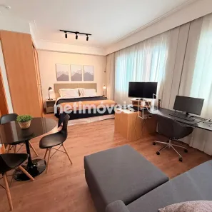 Apartamento com 1 Quarto para alugar, 34m² no Lourdes, Belo Horizonte