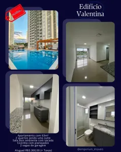 Apartamento com 2 Quartos para alugar, 63m² no Paiaguás, Cuiabá