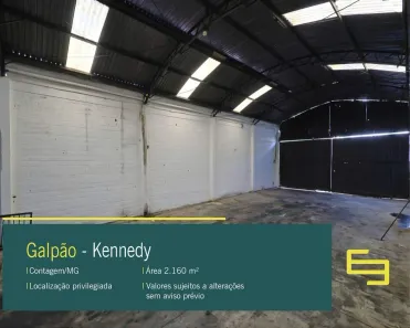 Galpão/Depósito/Armazém para alugar, 2160m² no Kennedy, Contagem