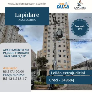 Apartamento com 2 Quartos à venda, 32m² no Parque Fongaro, São Paulo
