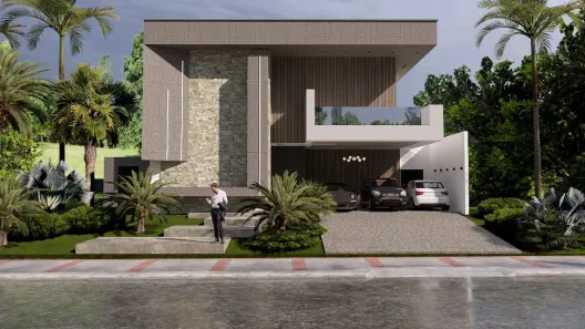 Casa de Condomínio com 4 Quartos à venda, 416m² no Granja Marileusa, Uberlândia