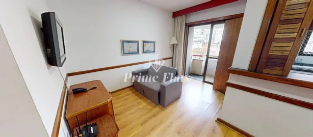 Flat com 1 Quarto para alugar, 42m² no Cerqueira César, São Paulo