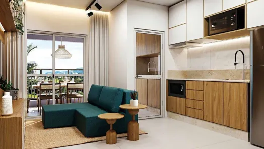 Apartamento com 2 Quartos à venda, 67m² no Massaguaçu, Caraguatatuba