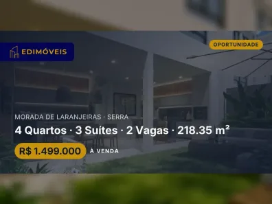 Casa com 4 Quartos à venda, 218m² no Morada de Laranjeiras, Serra