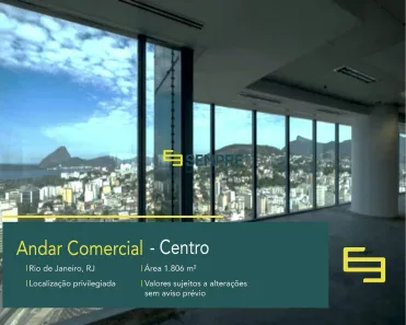 Sala Comercial para alugar, 1806m² no Centro, Rio de Janeiro