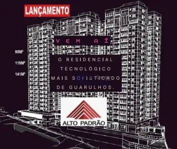 Apartamento com 3 Quartos à venda, 95m² no Jardim Guarulhos, Guarulhos