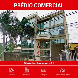 Prédio Comercial à venda, 1240m² no Marechal Hermes, Rio de Janeiro