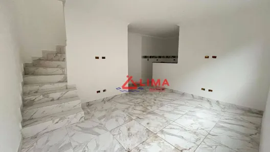 Casa de Condomínio com 2 Quartos à venda, 68m² no Sítio do Campo, Praia Grande