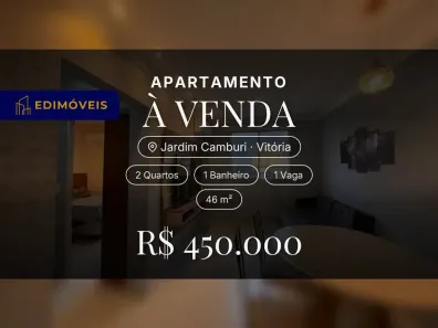 Apartamento com 2 Quartos à venda, 46m² no Jardim Camburi, Vitória