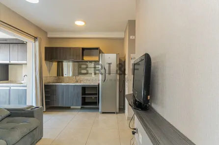 Apartamento com 1 Quarto para alugar, 42m² no Cidade Monções, São Paulo