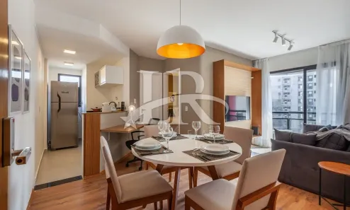 Flat com 1 Quarto para alugar, 35m² no Vila Nova Conceição, São Paulo
