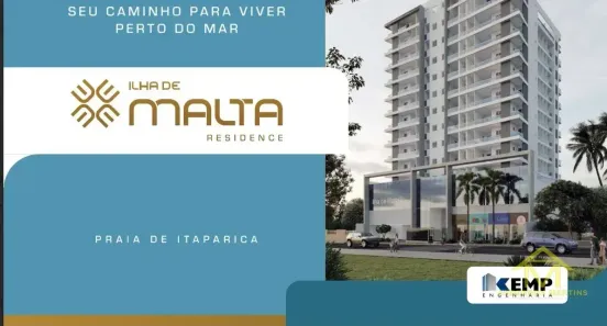 Apartamento com 3 Quartos à venda, 66m² no Praia de Itaparica, Vila Velha