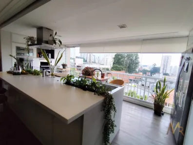 Apartamento com 3 Quartos para alugar, 141m² no Jardim Monte Kemel, São Paulo