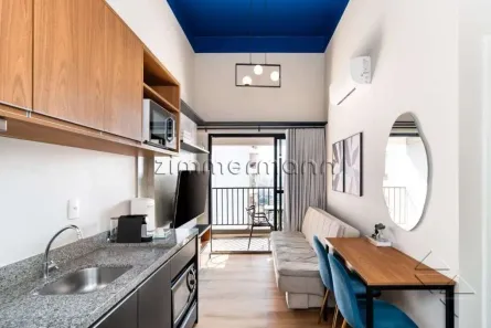 Apartamento com 1 Quarto para alugar, 25m² no Pinheiros, São Paulo