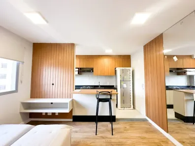 Apartamento com 1 Quarto para alugar, 30m² no Várzea da Barra Funda, São Paulo