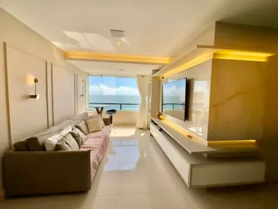Apartamento com 3 Quartos para alugar, 110m² no Ponta do Farol, São Luís