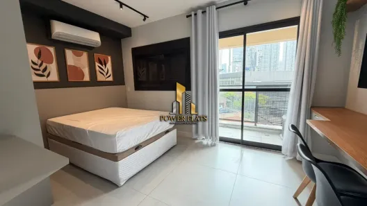 Flat com 1 Quarto para alugar, 30m² no Jardim das Acácias, São Paulo