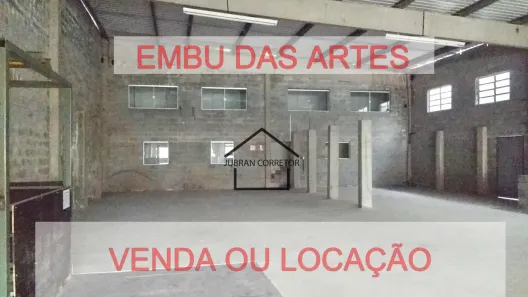 Galpão/Depósito/Armazém para venda ou aluguel, 1069m² no Cercado Grande, Embu das Artes