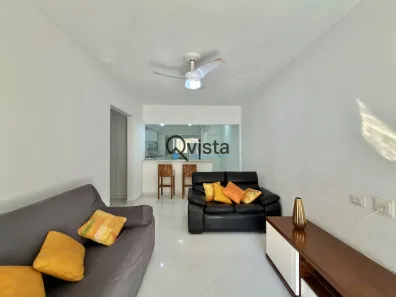 Apartamento com 2 Quartos para alugar, 75m² no Pitangueiras, Guarujá