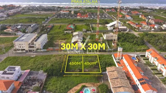 Lote/Terreno à venda, 900m² no Atalaia, Salinópolis