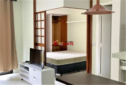 Flat com 1 Quarto para alugar, 35m² no Moema, São Paulo