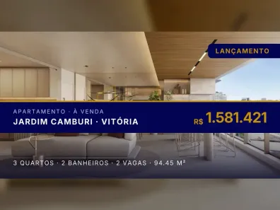 Apartamento com 3 Quartos à venda, 94m² no Jardim Camburi, Vitória