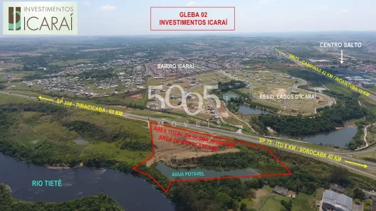 Lote/Terreno à venda, 39688m² no Jardim D'Icaraí, Salto