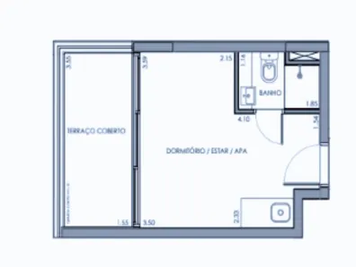 Apartamento com 1 Quarto à venda, 24m² no Cerqueira César, São Paulo