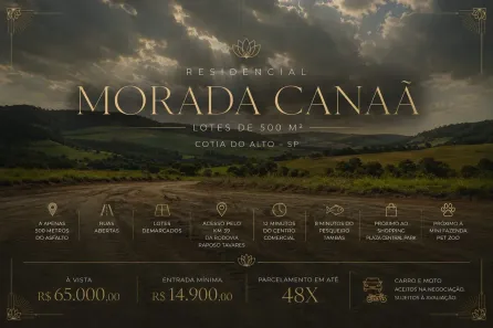 Lote/Terreno à venda, 500m² no Bosque do Vianna, Cotia