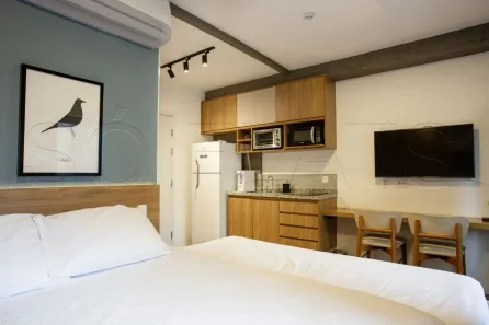 Flat com 1 Quarto à venda, 27m² no Indianópolis, São Paulo