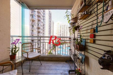 Apartamento com 3 Quartos à venda, 83m² no Marapé, Santos