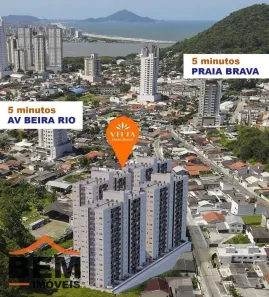 Apartamento com 3 Quartos à venda, 75m² no Fazenda, Itajaí