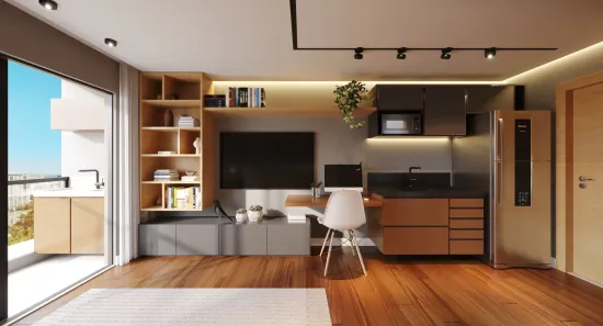 Apartamento com 1 Quarto à venda, 24m² no Centro, Juiz de Fora