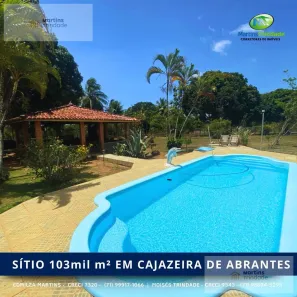 Fazenda/Sítio com 6 Quartos à venda, 103m² no Cajazeiras de Abrantes (Abrantes), Camaçari