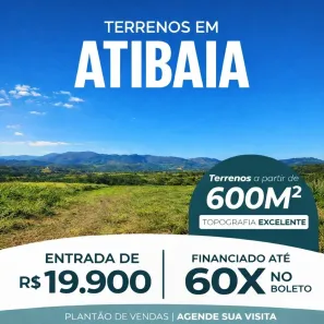 Lote/Terreno à venda, 600m² no Centro, Bom Jesus dos Perdões