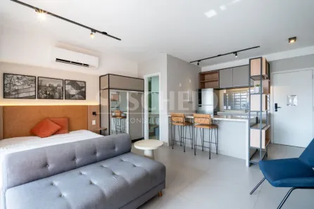 Flat com 1 Quarto à venda, 40m² no Campo Belo, São Paulo