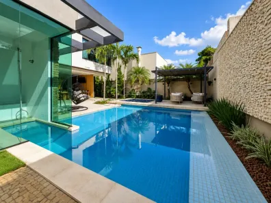 Casa de Condomínio com 3 Quartos para alugar, 396m² no Residencial e Empresarial Alphaville, Ribeirão Preto