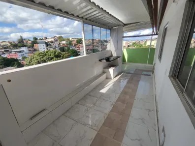 Apartamento com 2 Quartos para alugar, 55m² no São Benedito, Santa Luzia