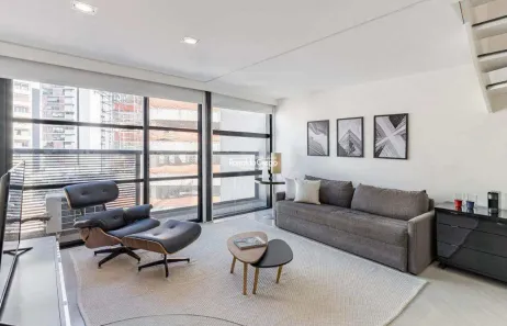 Apartamento com 1 Quarto para alugar, 50m² no Vila Nova Conceição, São Paulo