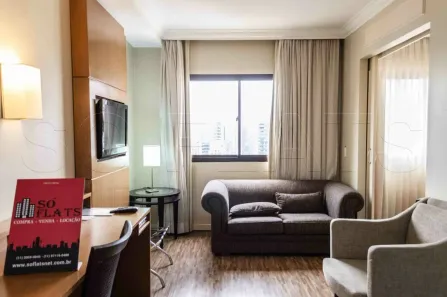 Flat com 1 Quarto para alugar, 30m² no Vila Olímpia, São Paulo